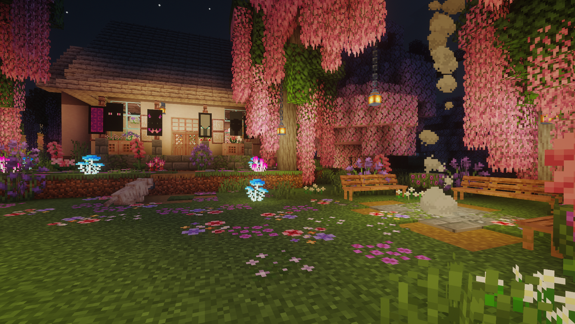 a picture of a house in Minecraft